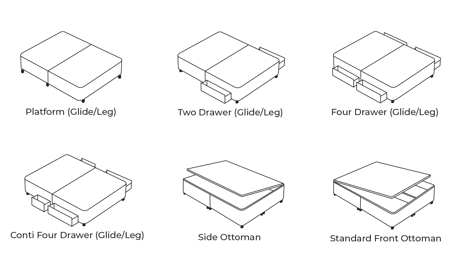 Storage options for Artisan Base range